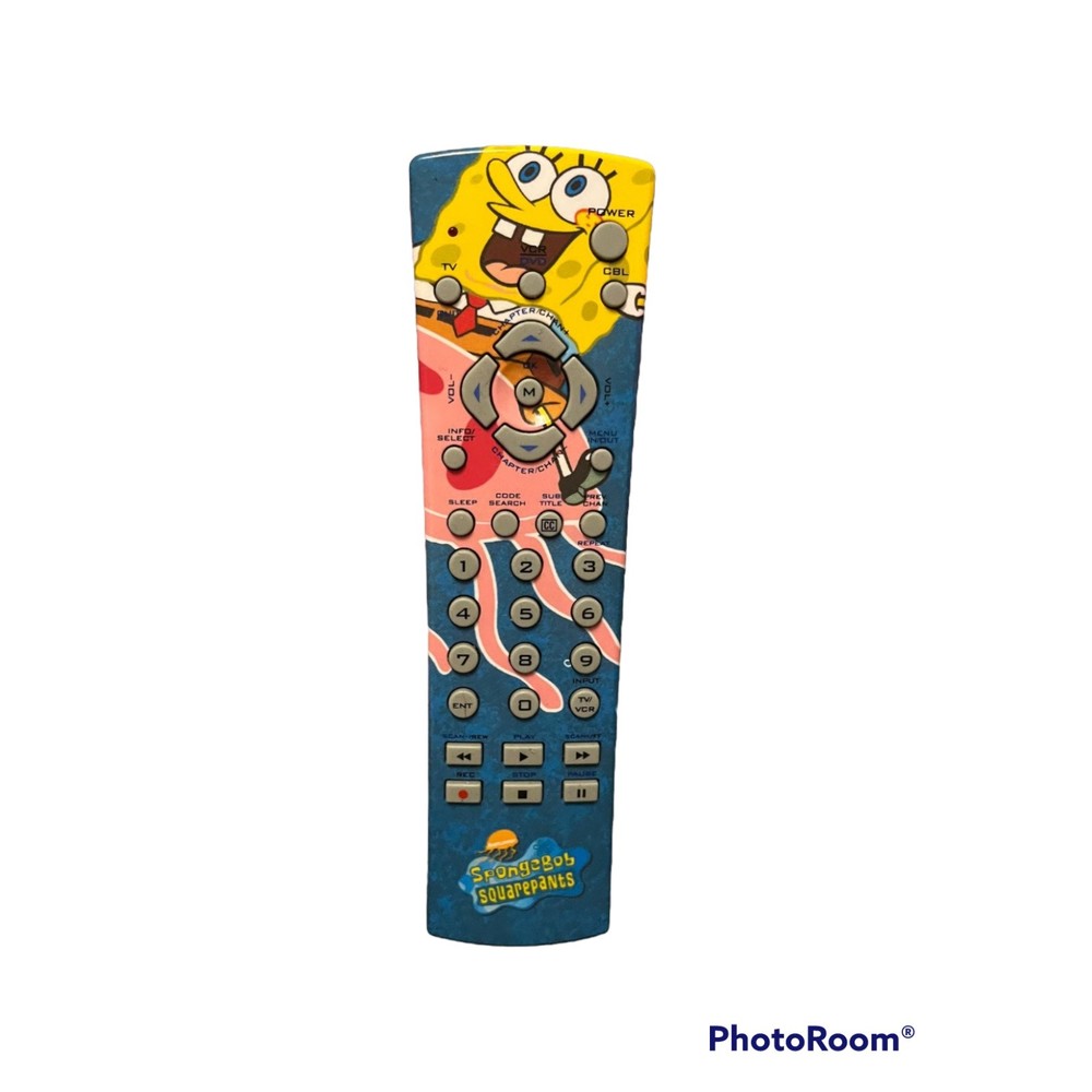 Nickelodeon SpongeBob Squarepants Universal 3 Device Remote Vintage 2003 TESTED